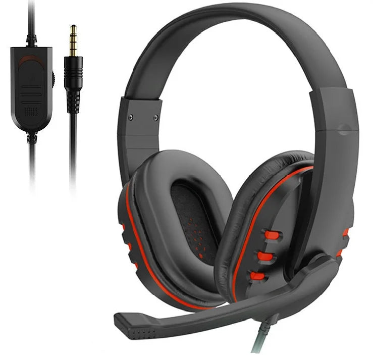 3.5mm Wired Gaming Headphones – Noise Cancelling with Mic for PS4/PC