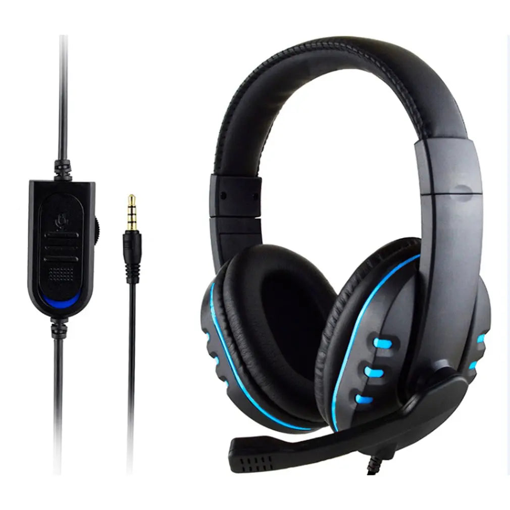 3.5mm Wired Gaming Headphones – Noise Cancelling with Mic for PS4/PC