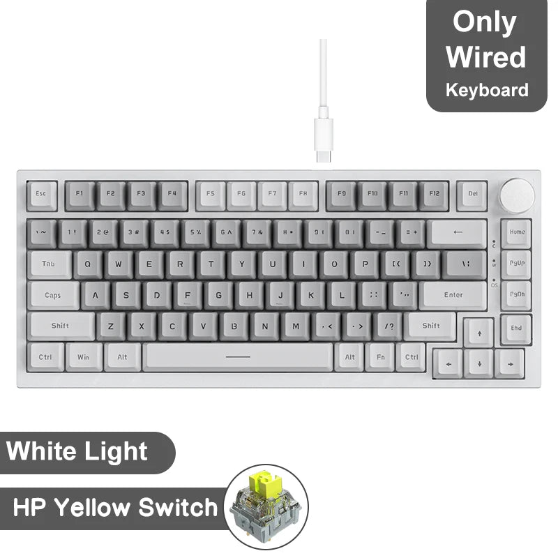 AJAZZ AK820 Gaming Keyboard – 75% Wireless Mechanical