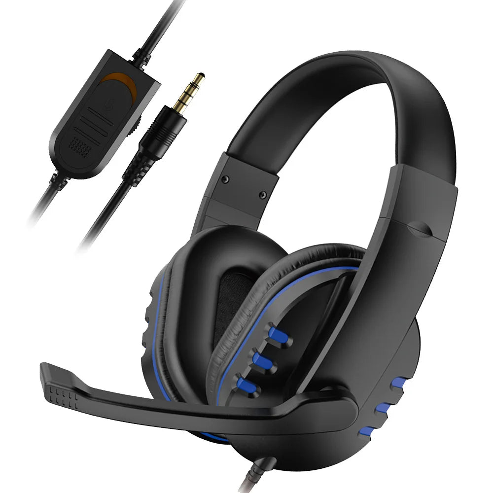 3.5mm Wired Gaming Headphones – Noise Cancelling with Mic for PS4/PC