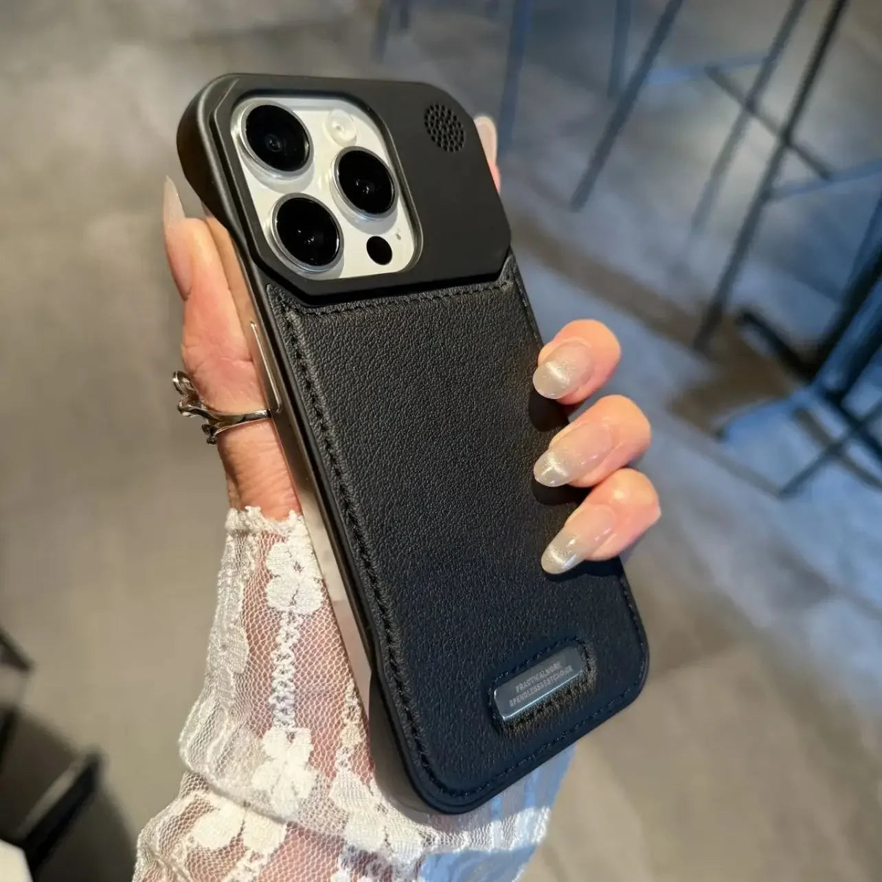 Aromatherapy Leather MagSafe Case – Frameless Armor Cover for iPhone 11–17