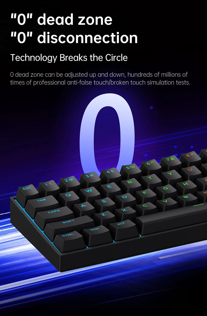 ACE60 Pro Magnetic Gaming Keyboard – 8000Hz, Rapid Trigger, Ultra-Fast Response