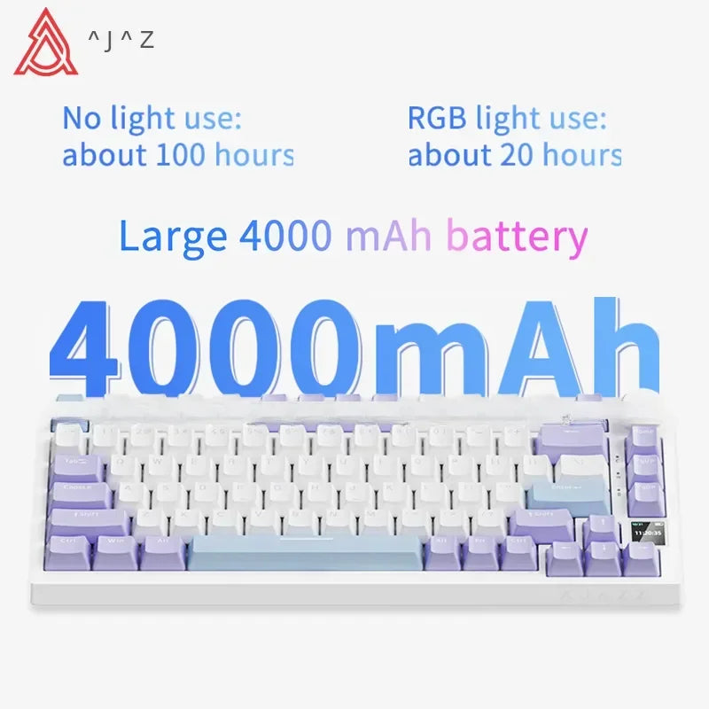 AJAZZ AK820 Gaming Keyboard – 75% Wireless Mechanical