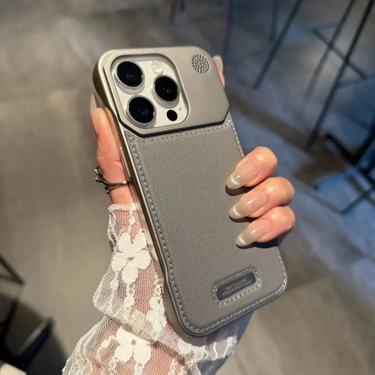 Aromatherapy Leather MagSafe Case – Frameless Armor Cover for iPhone 11–17