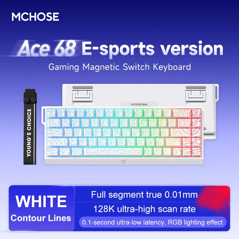 ACE60 Pro Magnetic Gaming Keyboard – 8000Hz, Rapid Trigger, Ultra-Fast Response
