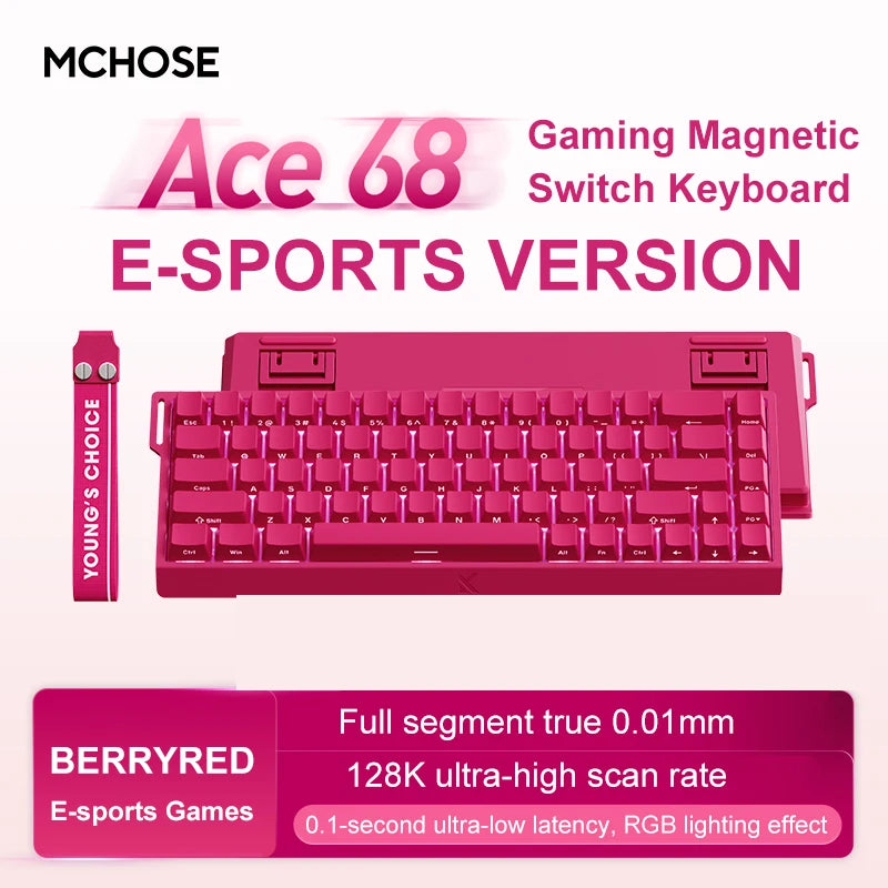 ACE60 Pro Magnetic Gaming Keyboard – 8000Hz, Rapid Trigger, Ultra-Fast Response