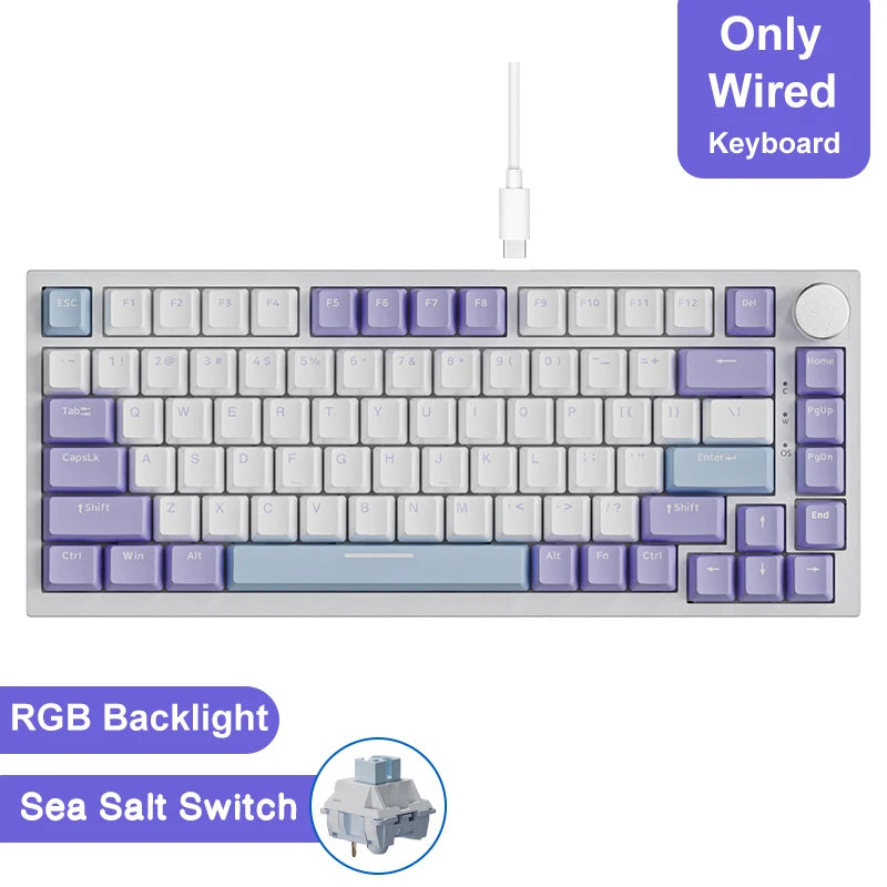 AJAZZ AK820 Gaming Keyboard – 75% Wireless Mechanical