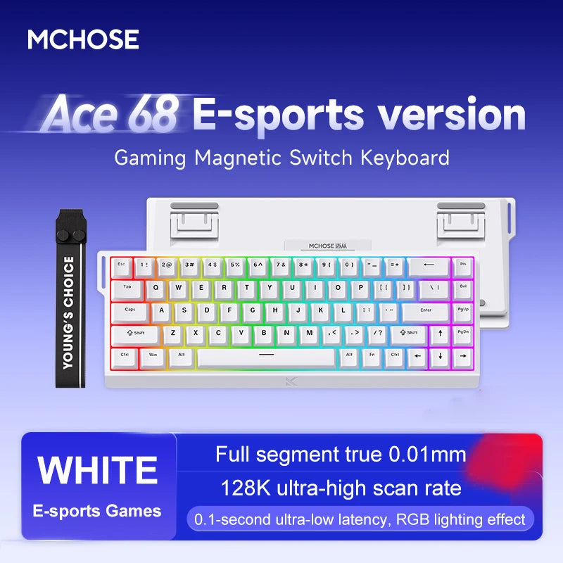 ACE60 Pro Magnetic Gaming Keyboard – 8000Hz, Rapid Trigger, Ultra-Fast Response