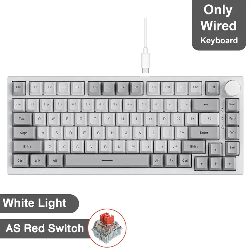AJAZZ AK820 Gaming Keyboard – 75% Wireless Mechanical