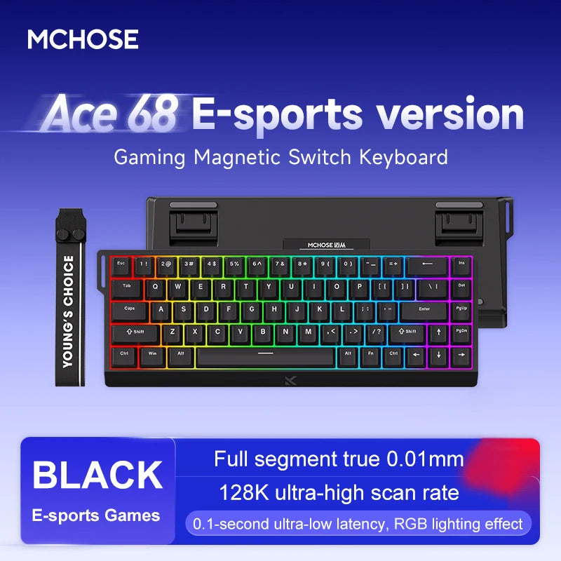 ACE60 Pro Magnetic Gaming Keyboard – 8000Hz, Rapid Trigger, Ultra-Fast Response